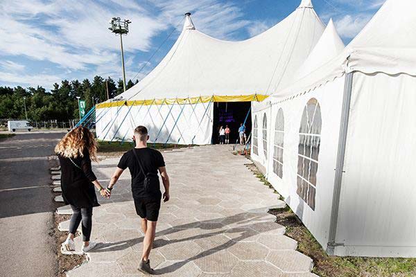 Portable tent flooring